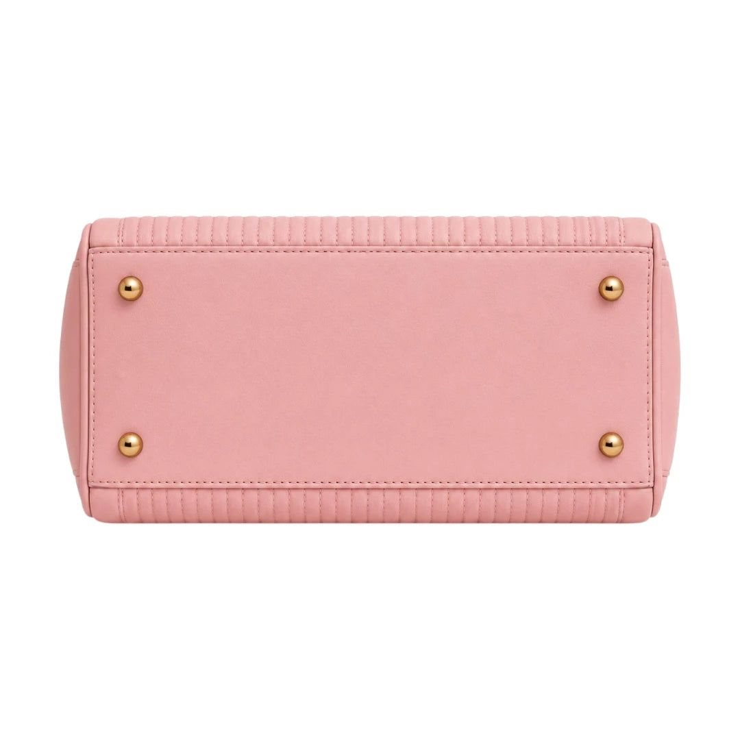 Bagvora Pink Floral Vintage Handbag