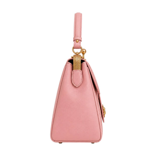 Bagvora Pink Floral Vintage Handbag