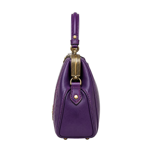 Bagvora Purple Royal Violet Vintage Handbag